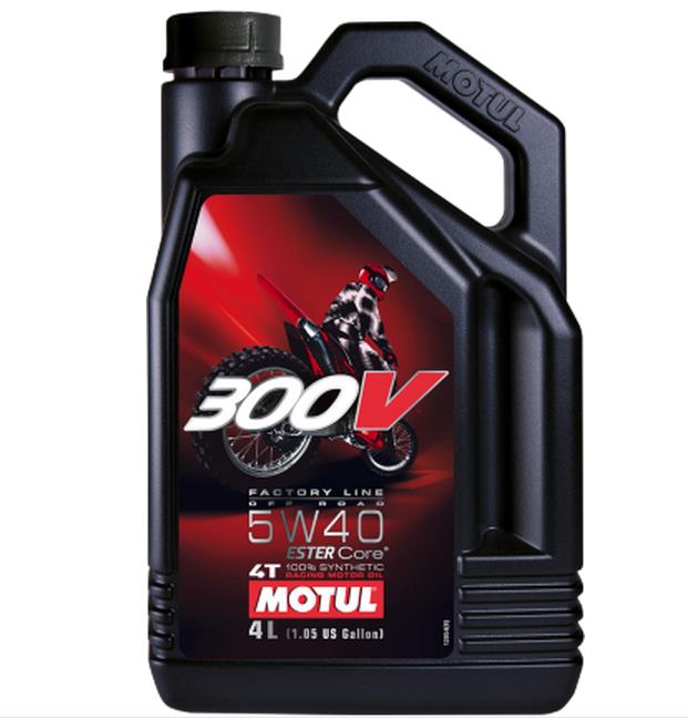 300V Offroad Synthetic Motor Oil - 5W40 - 4L.