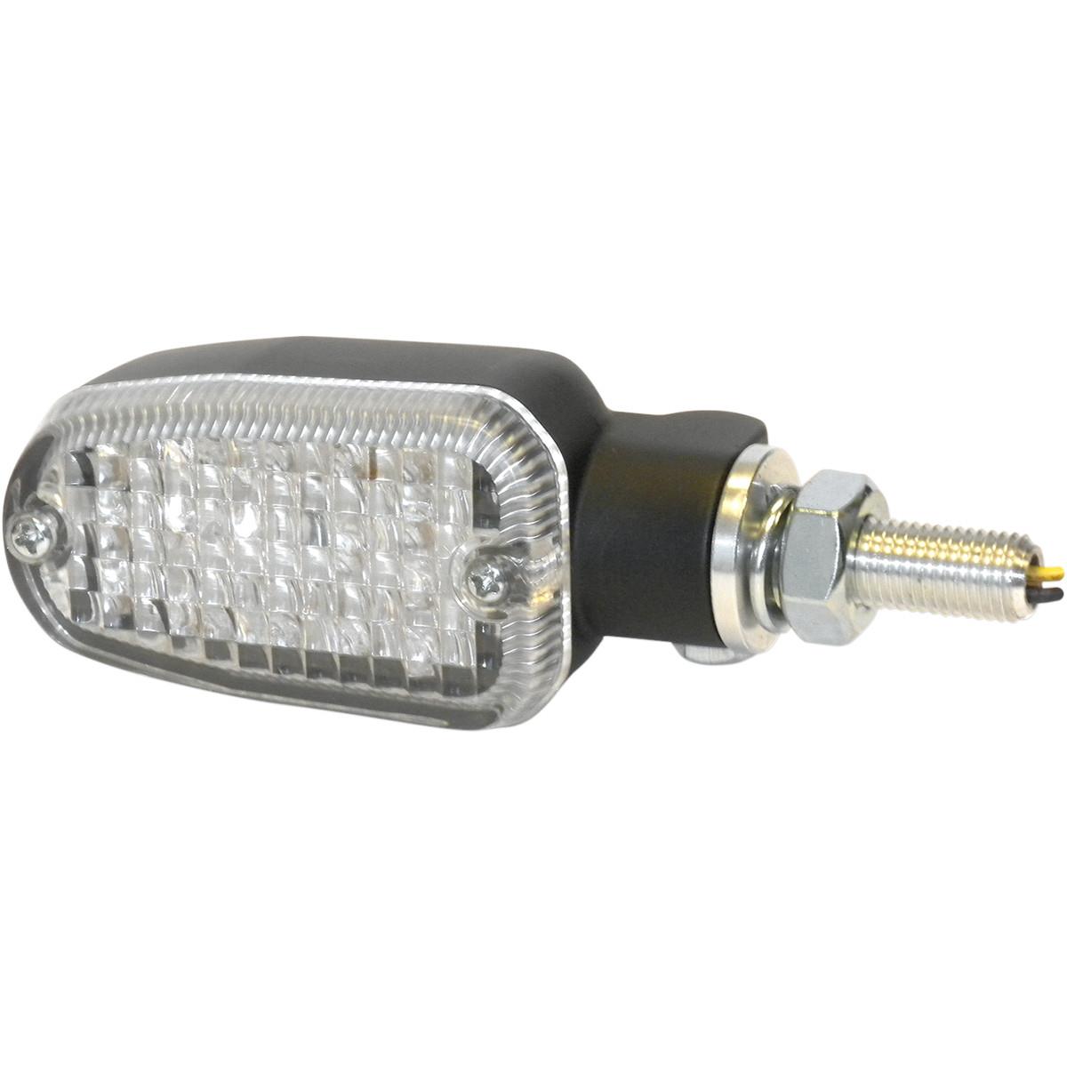 DOT LED Marker Lights - 2 wires - Black/Clear