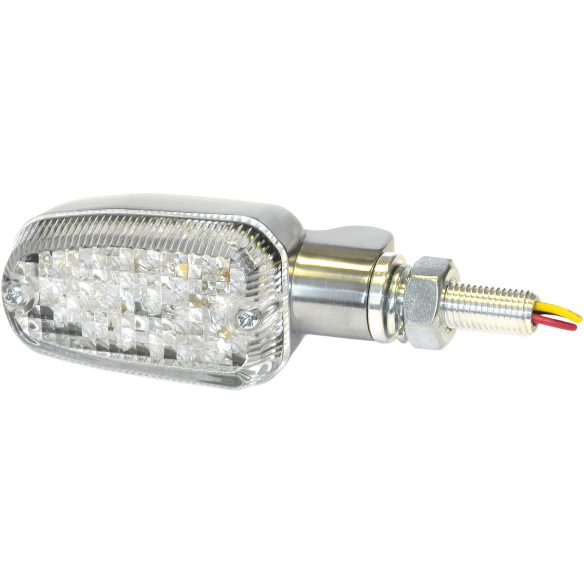 DOT LED Marker Lights - 3 wires - Polished/Clear