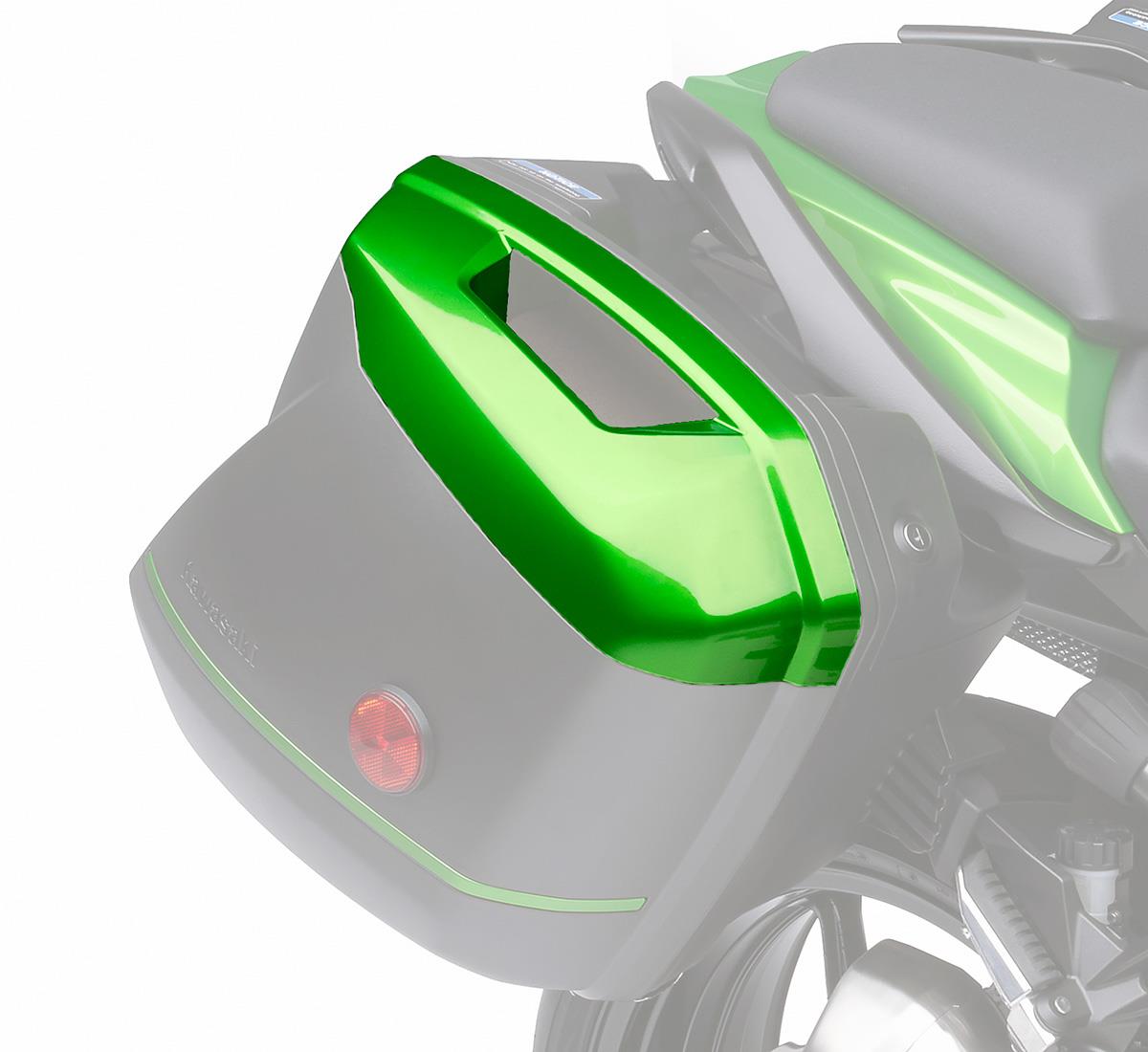 KQR Hard Saddlebag Color Panel Set - 28L. - Candy Lime Green