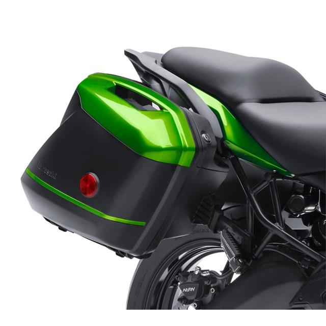 KQR Hard Saddlebags Trim Set - 28L. - Candy Lime Green