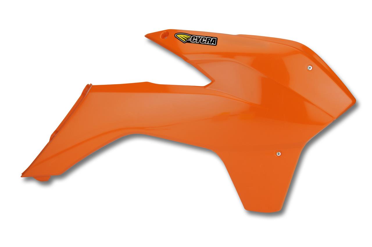 Powerflow Intake Radiator Shrouds - Orange