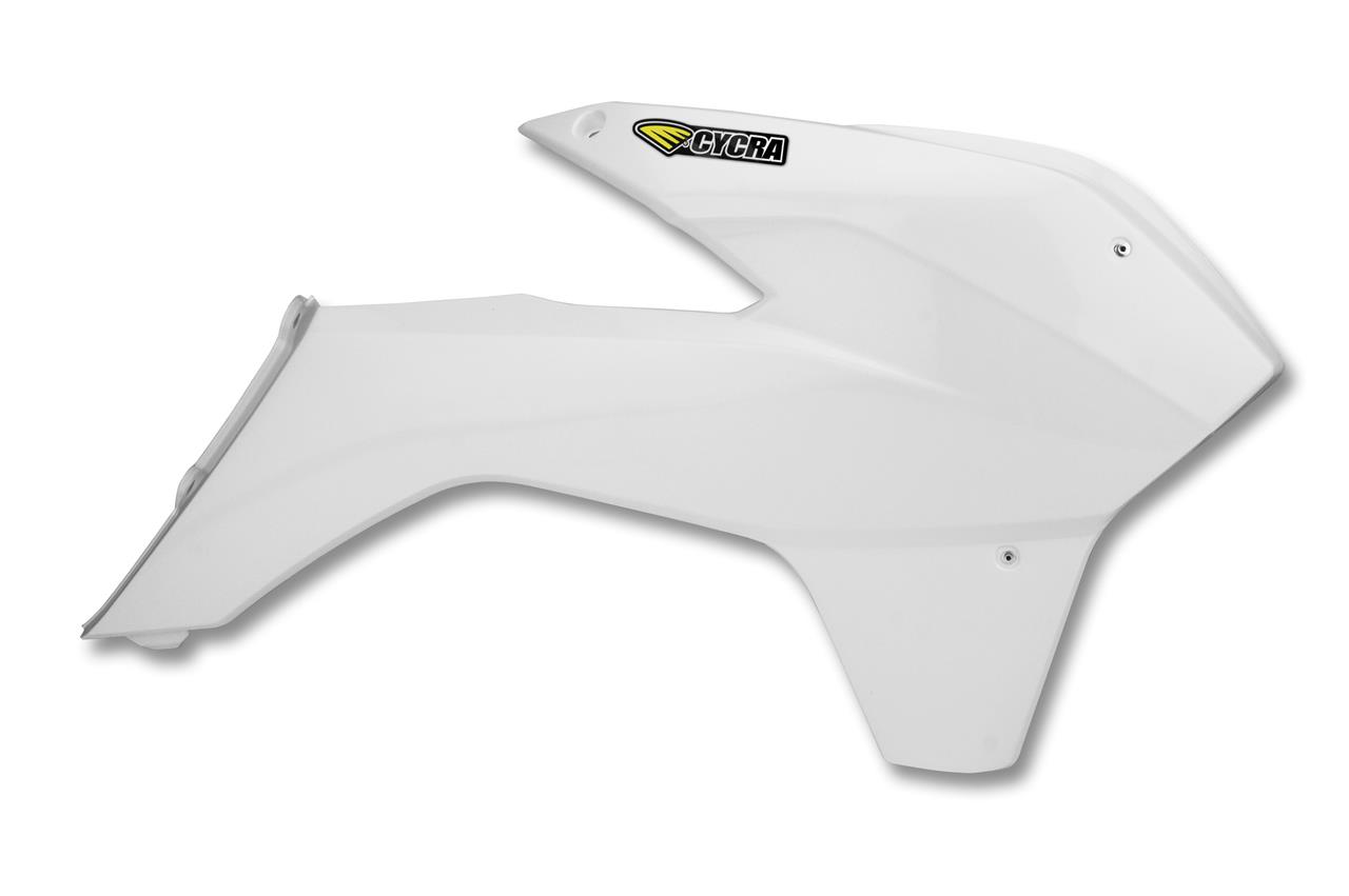 Powerflow Intake Radiator Shrouds - White