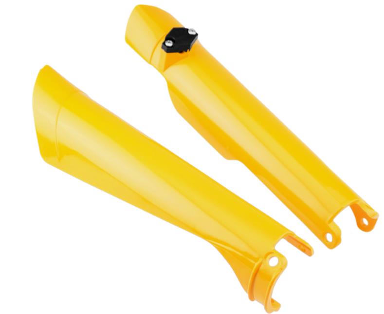 Lower Fork Guards - Yellow
