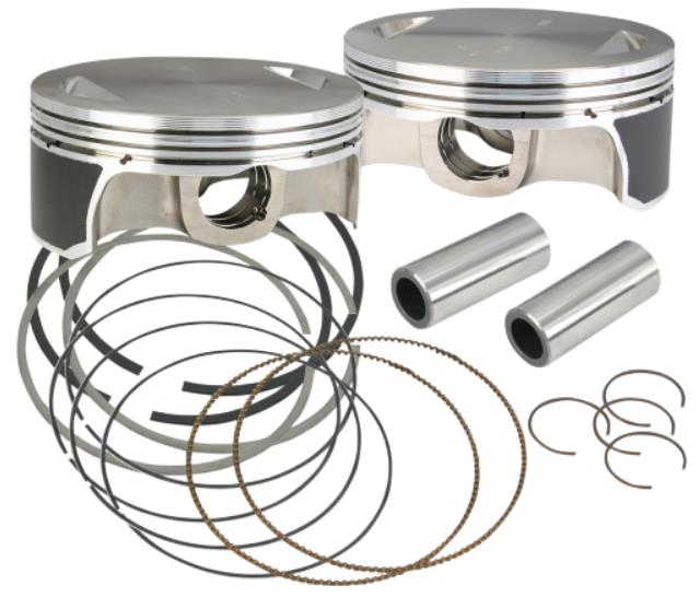 Forged Piston Kit for 111/117/124ci. Motor - Standard Bore 4.125in.