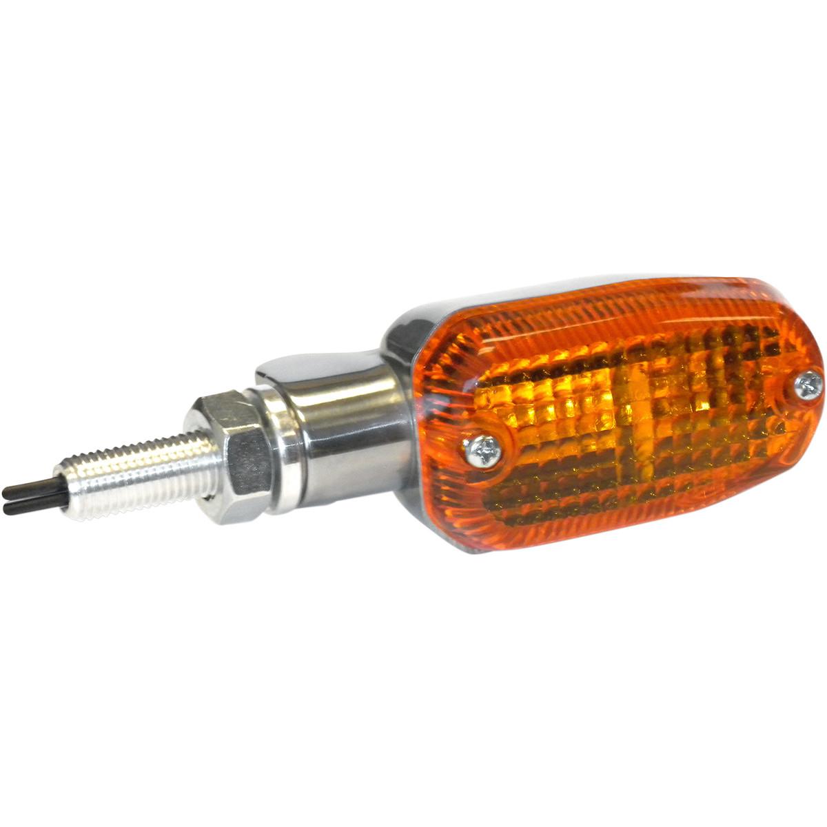 DOT Incandescent Marker Lights - 2 wires - Polished/Amber