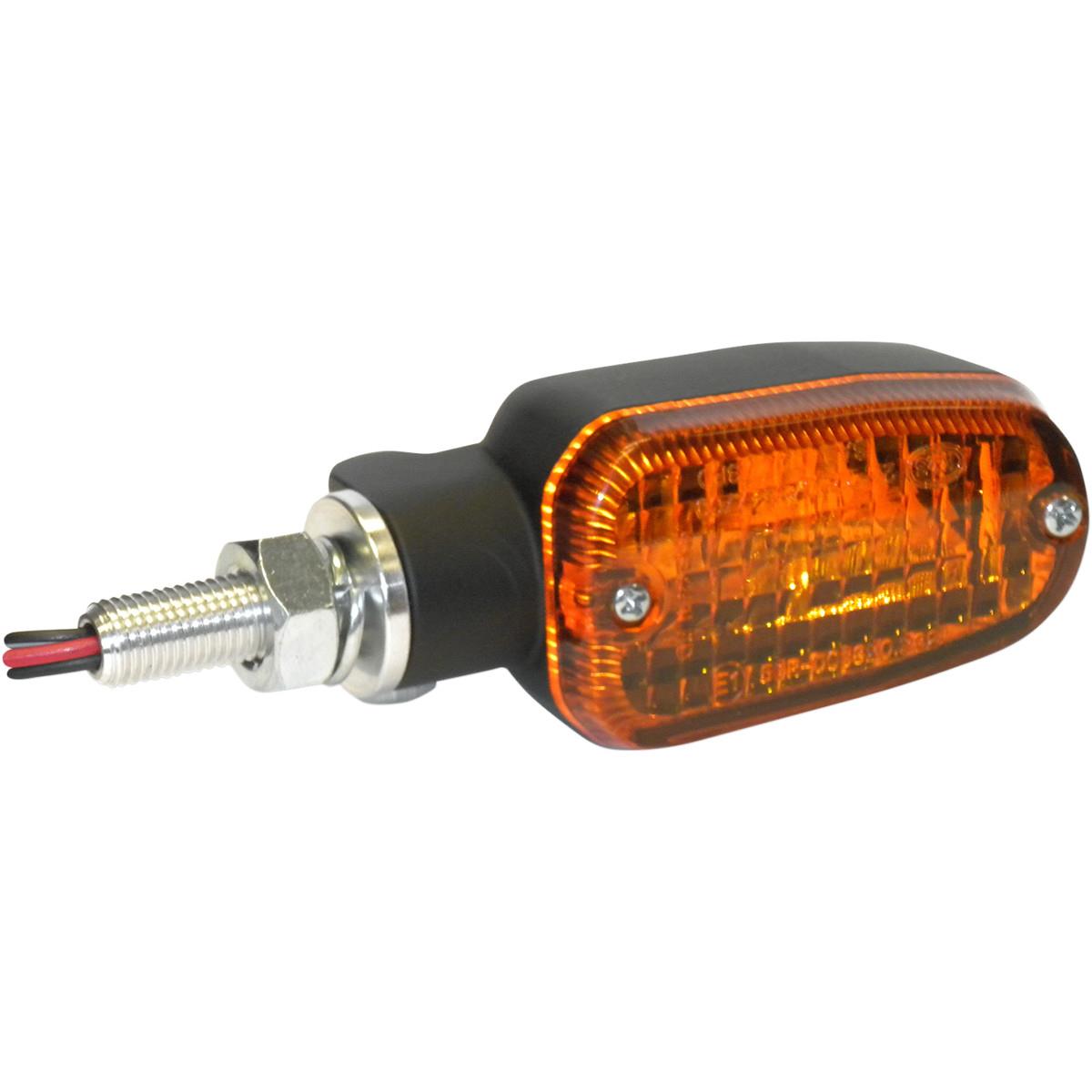 DOT Incandescent Marker Lights - 3 wires - Black/Amber