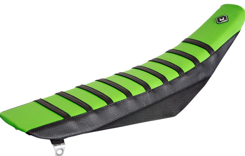 Pro Rib Seat Cover - Black/Green/Black