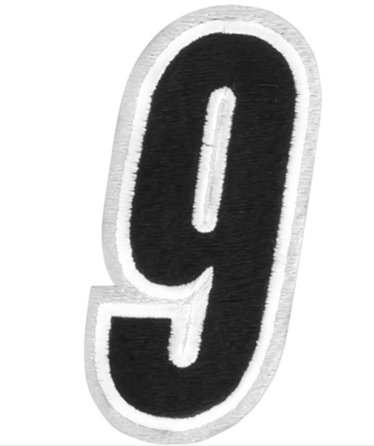 Number Patch - #9/Black