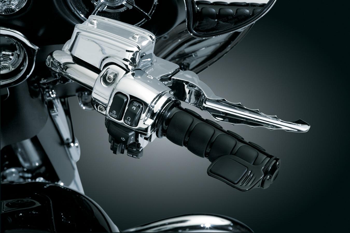 Contoured IOS-Throttle Boss - Right Side - Gloss Black