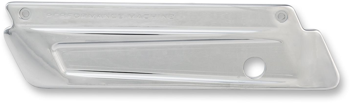 Saddlebag Hinge Covers - Scallop - Chrome