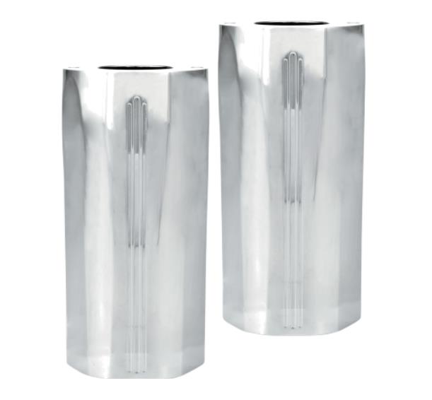 Tech Fork Slider Covers - Chrome