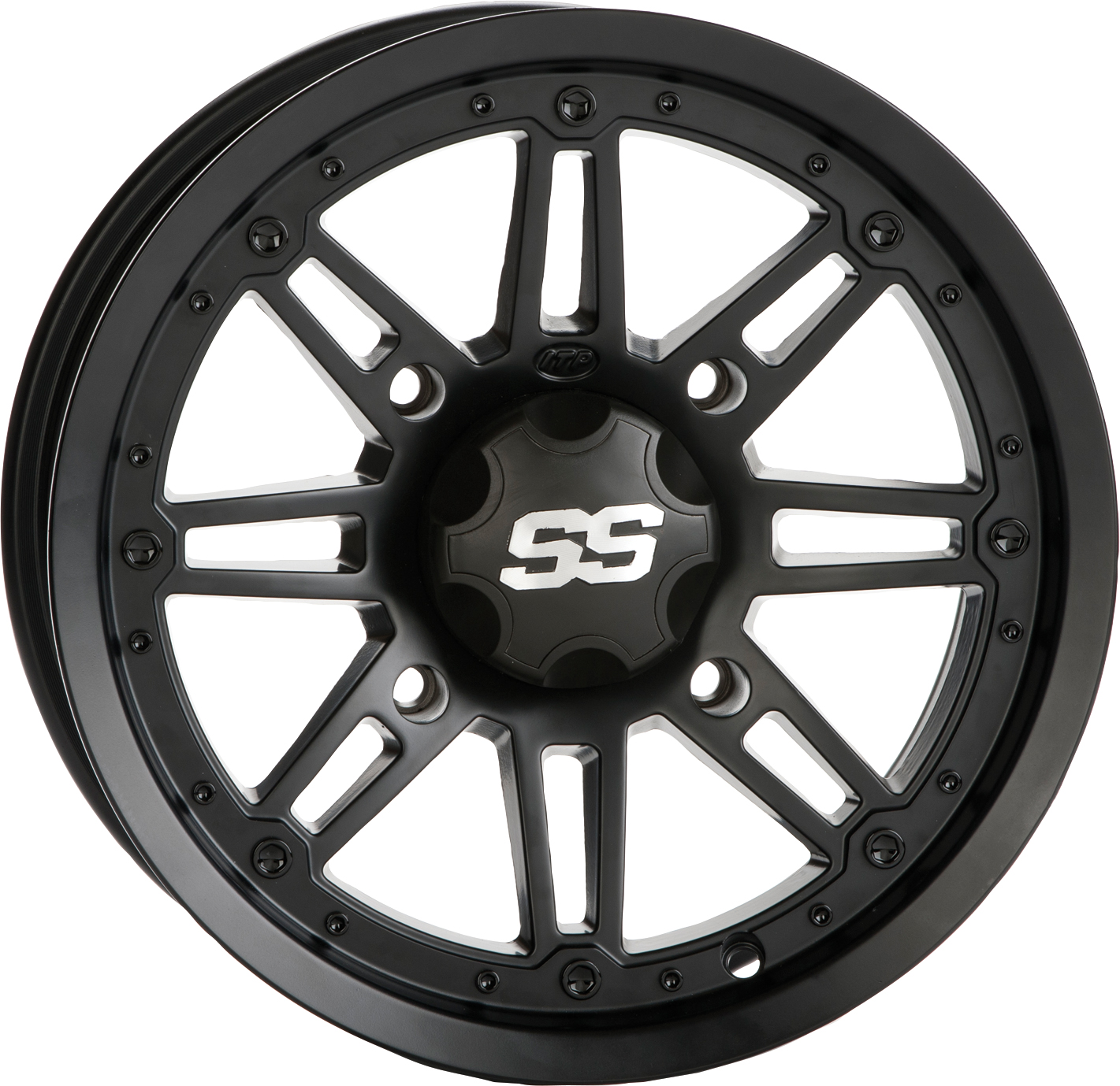 SS216 Wheel - 12x7 - 5+2 Offset - 4/115 - Machined/Black
