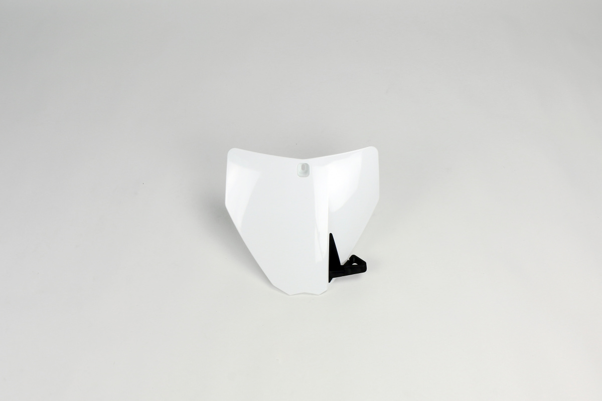 Front Number Plate - White