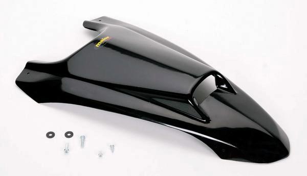 Scooped Race Hood - Black