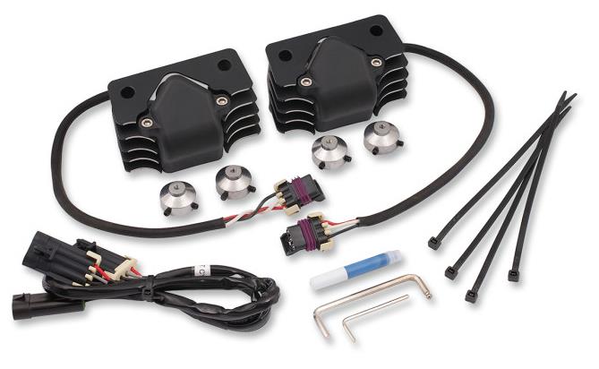 Stealth Supercoil - Black with Polished Fins