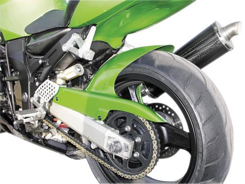 Rear Tire Hugger - Lime Green
