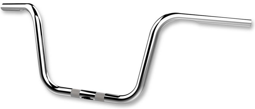 1in. Bobber Ape Hanger Handlebar - 16in. - Dimpled and Drilled - Chrome