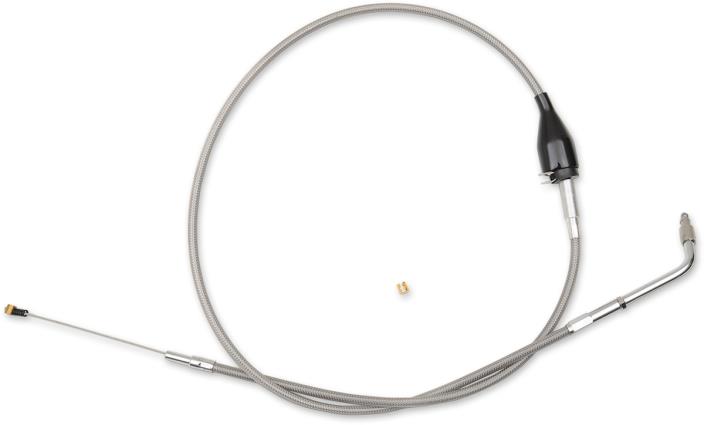 Stainless Braided Idle Cable Kit - Mini Ape Hangers