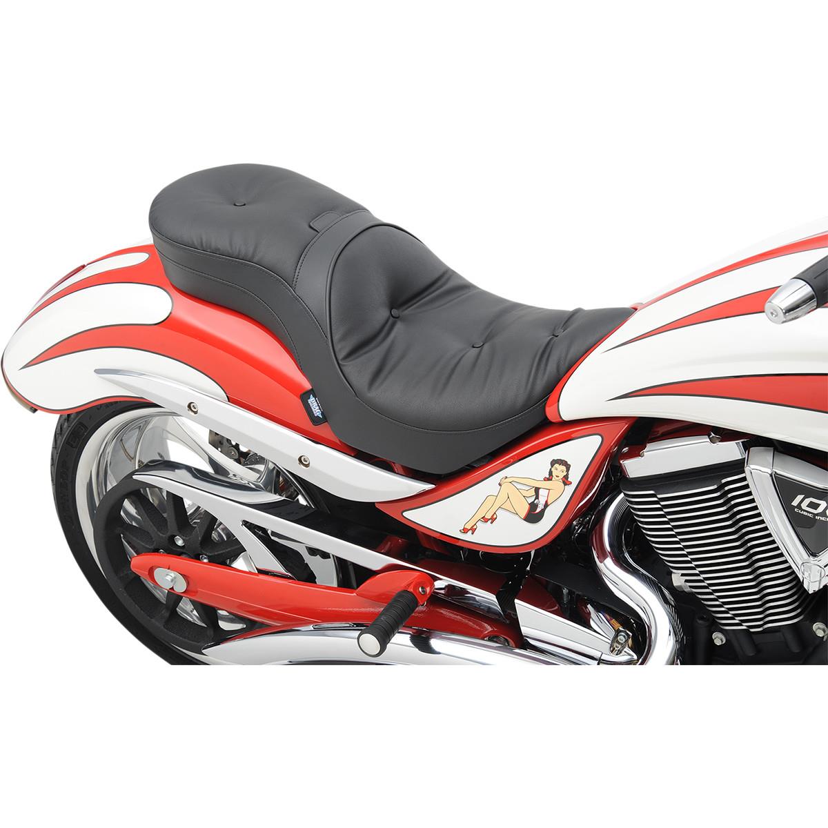 Low Profile Touring Seat with Backrest Option - Pillow