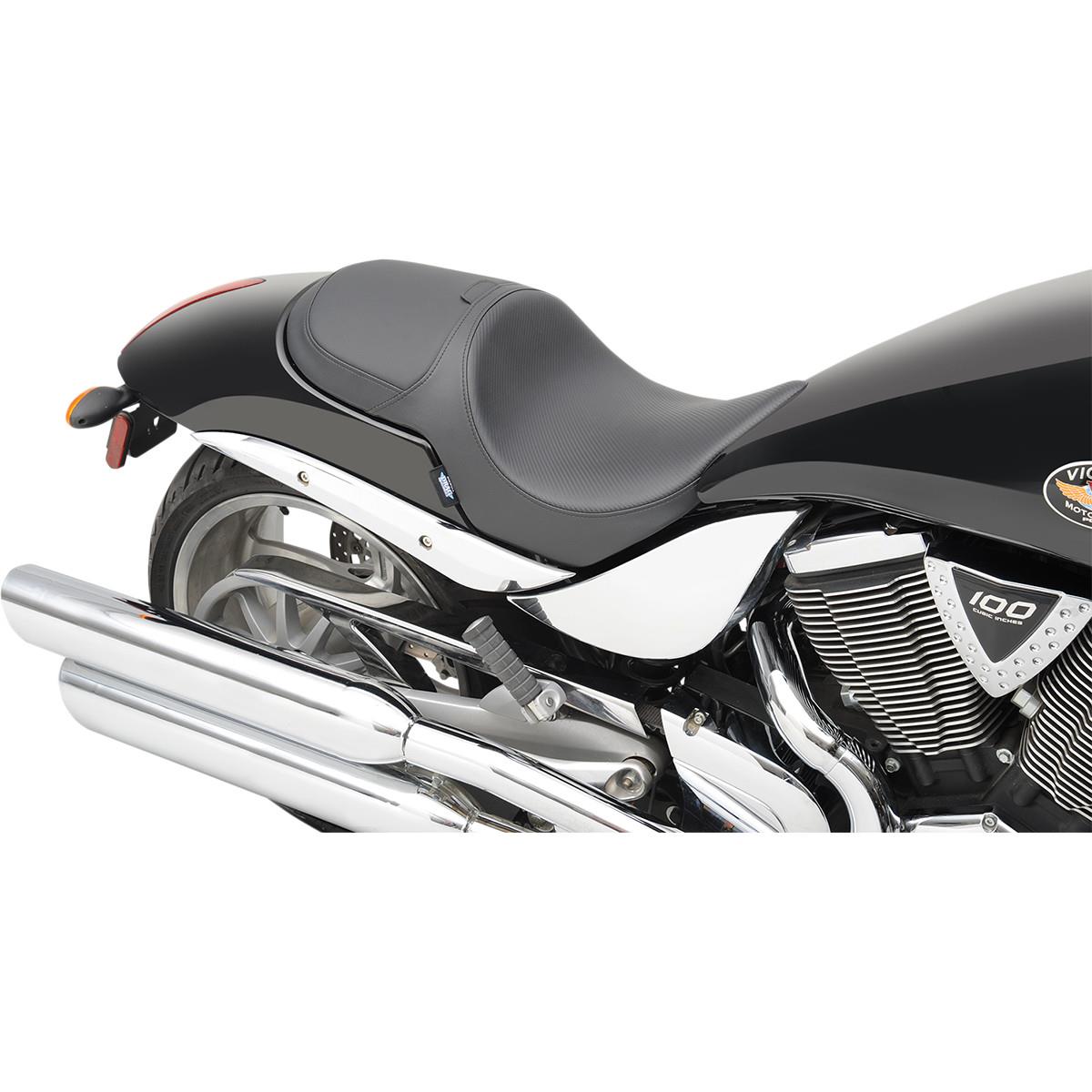 Predator Seat with Backrest Option - Carbon fiber texture