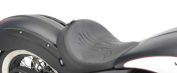 Solo Seat with Backrest Option - Flame