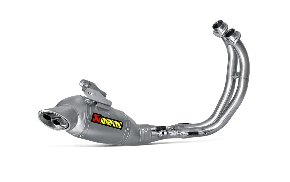 Racing Line Full System Exhaust - Titanium Muffler
