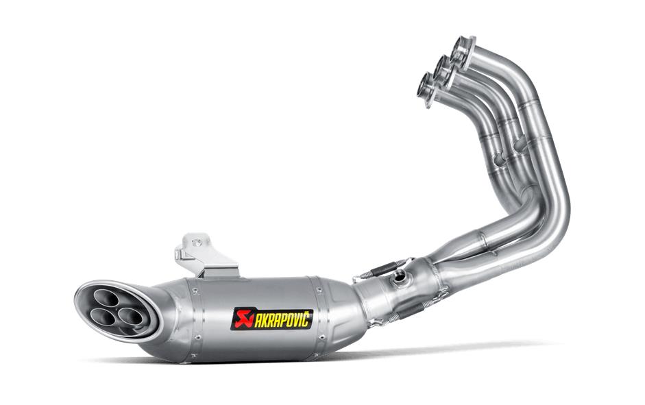 Racing Line Full System Exhaust - Titanium Muffler
