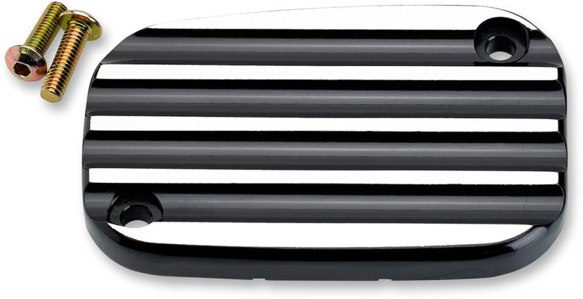 Front Master Cylinder Cover - Finned Black