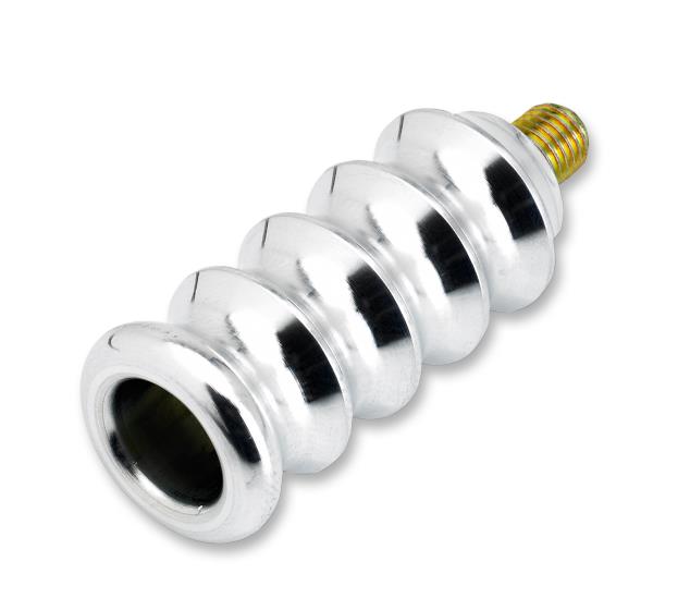 Adjustable Ribbed Shift Pegs - 2in. Long - Raw Aluminum