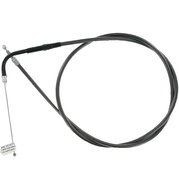 Black Pearl Braided Throttle Cable - 40in.