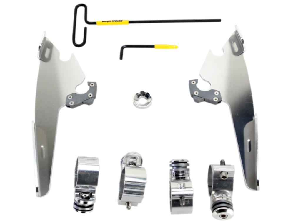 Trigger-Lock Mount Kit for Batwing Fairing - Polished