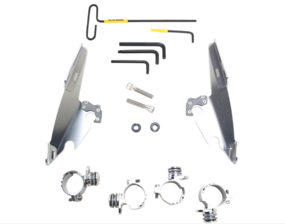 Trigger-Lock Mount Kit for Batwing Fairing - Polished