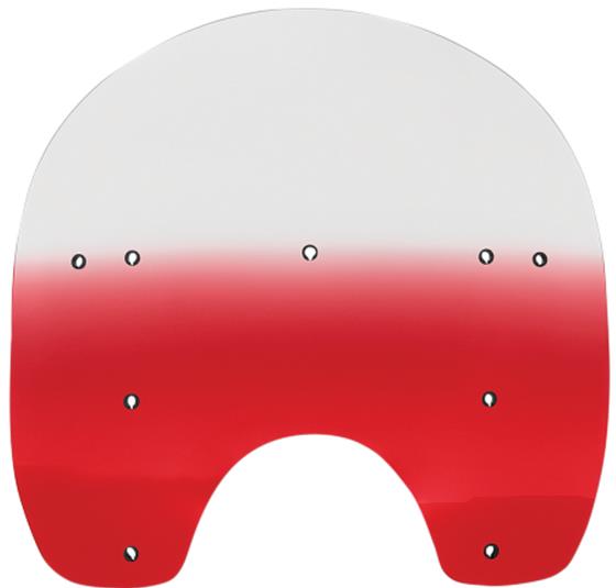 Replacement Plastic for HD Quick-Release Compact Windshield - 15in. - Gradient Ruby