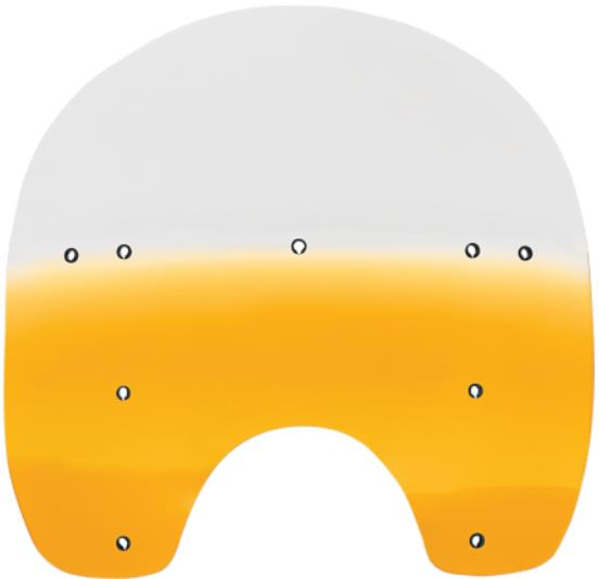 Replacement Plastic for HD Quick-Release Compact Windshield - 15in. - Gradient Yellow