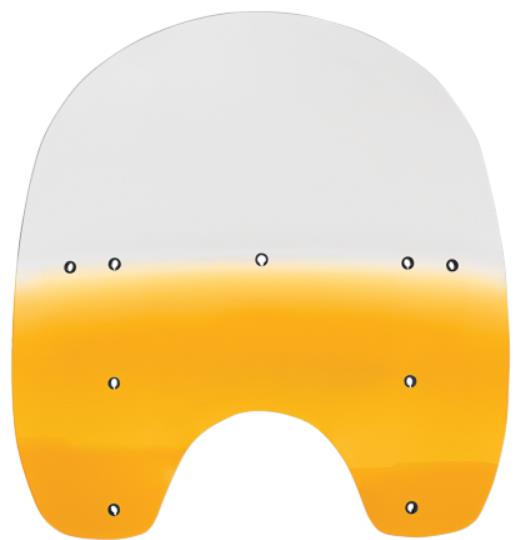 Replacement Plastic for HD Quick-Release Compact Windshield - 17in. - Gradient Yellow