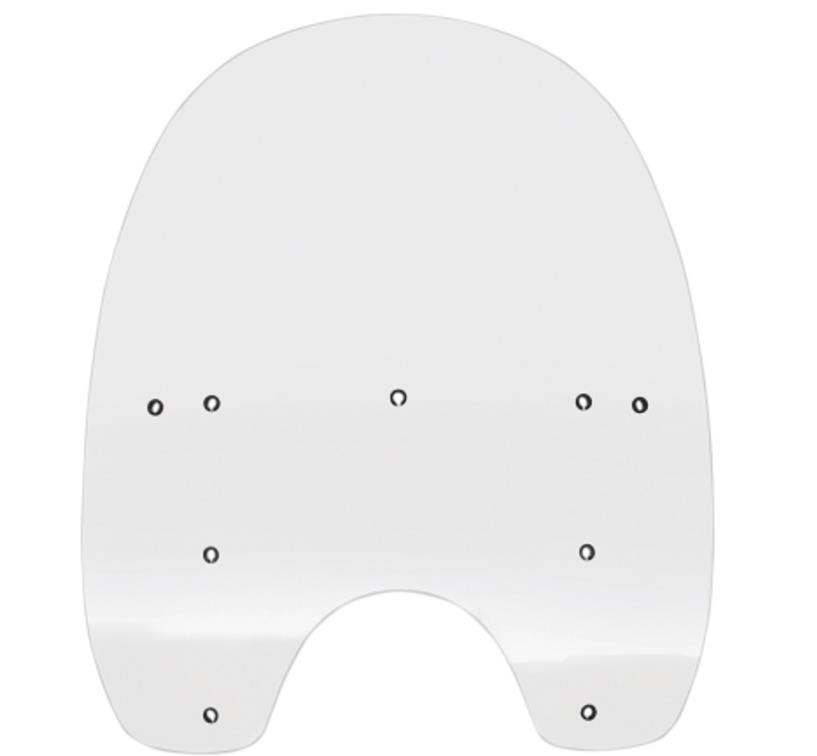 Replacement Plastic for HD Quick-Release Compact Windshield - 19in. - Gradient Yellow