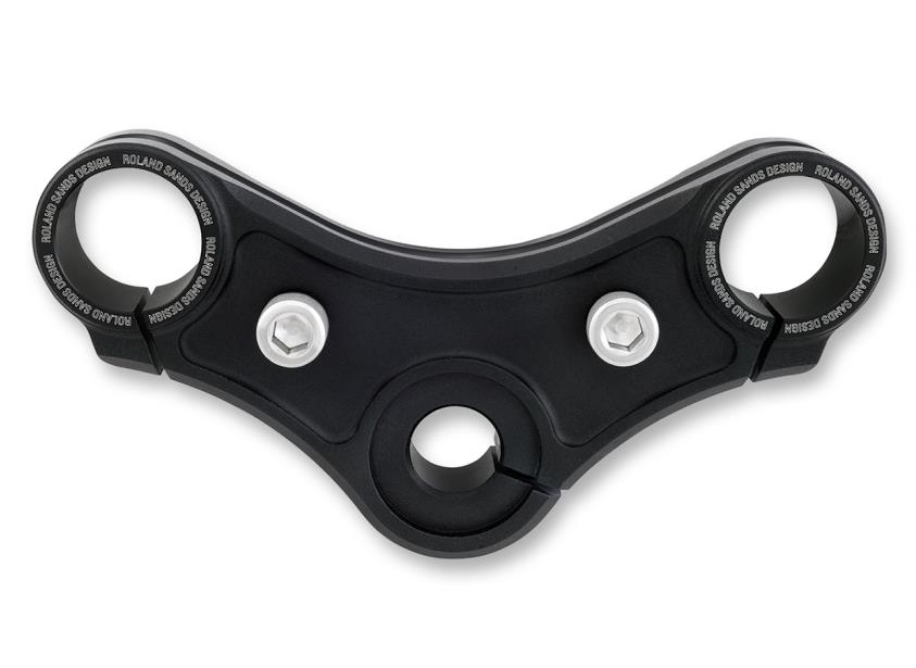 Top Triple Clamp - Black Ops with Riser Holes