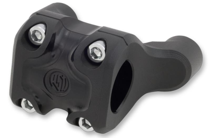 Moto Mega Risers for 1-1/4in. Handlebars - Black Ops
