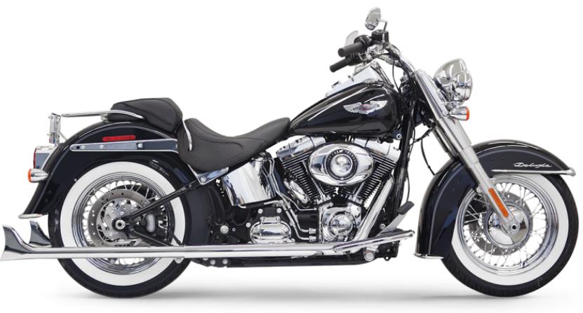 True Duals with 30in. Fishtail Mufflers