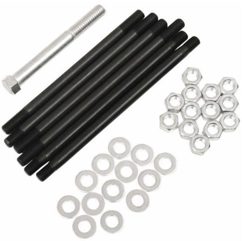 Motor Case Stud Kit - Stock Style - Cad Plated