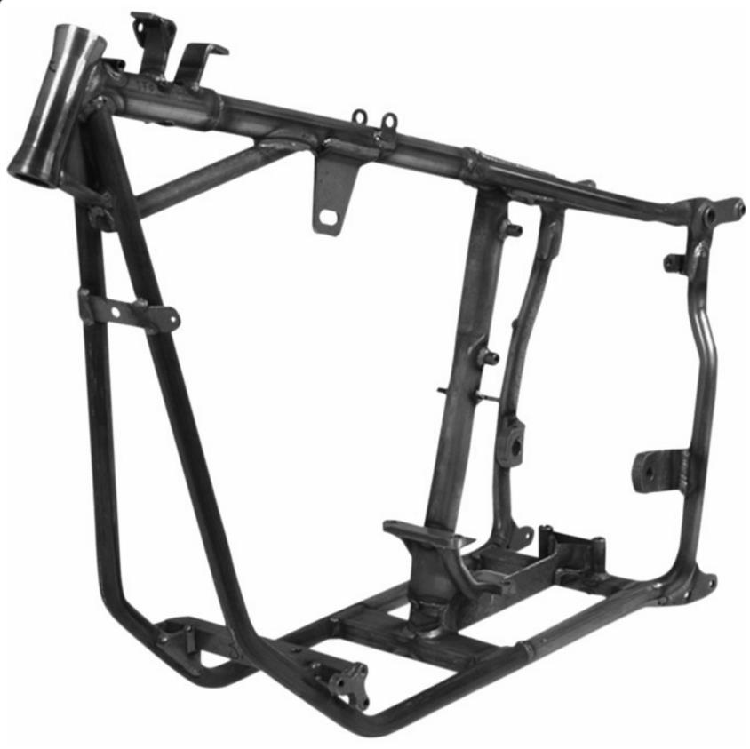 Straight Leg Swingarm Frame