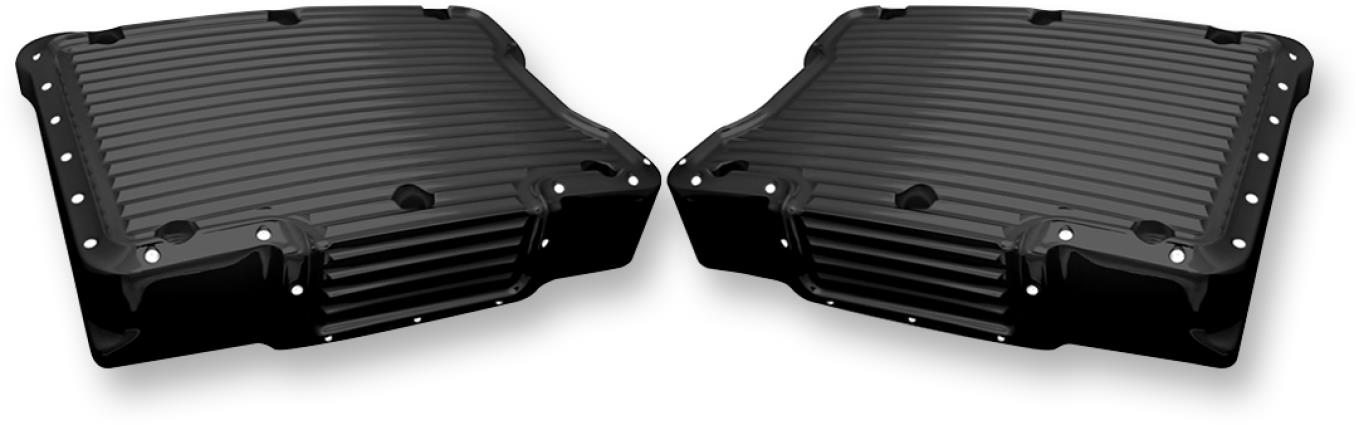 Rocker Top Cover - Dimpled - Gloss Black Powdercoat