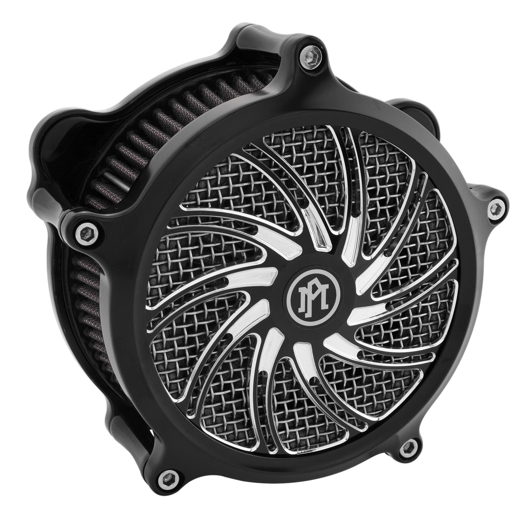 Supra Universal Super Gas Air Cleaner Faceplate - Platinum Cut