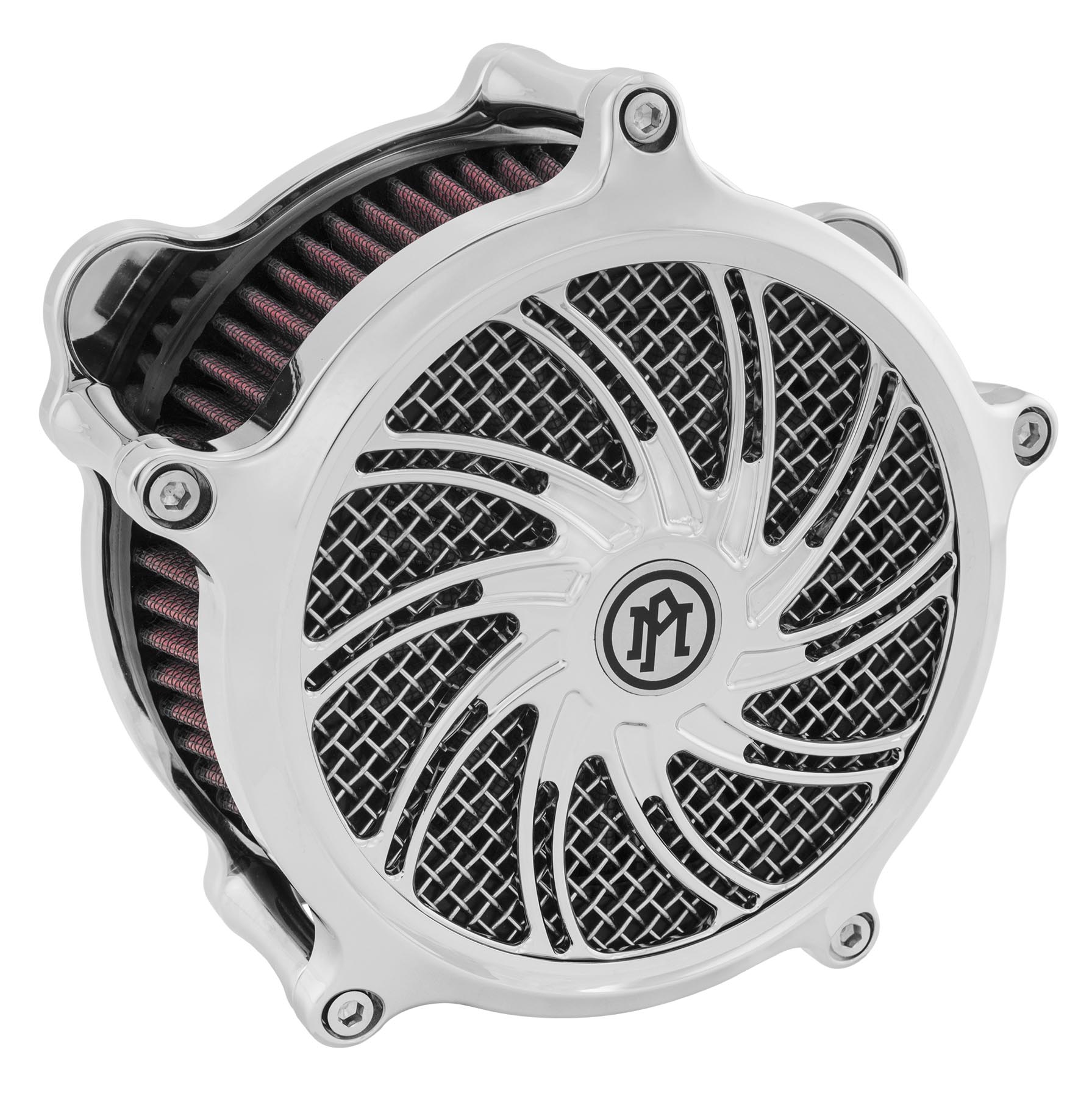 Supra Universal Super Gas Air Cleaner Faceplate - Chrome