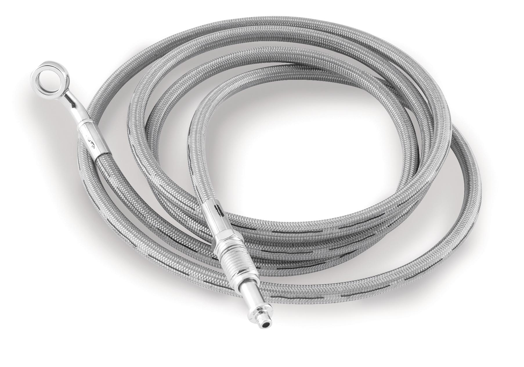 Stainless Steel Braided Hydraulic Clutch Line Kit - 67in.