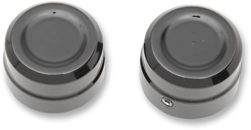 Billet Rear Axle Caps - 1in. - Black