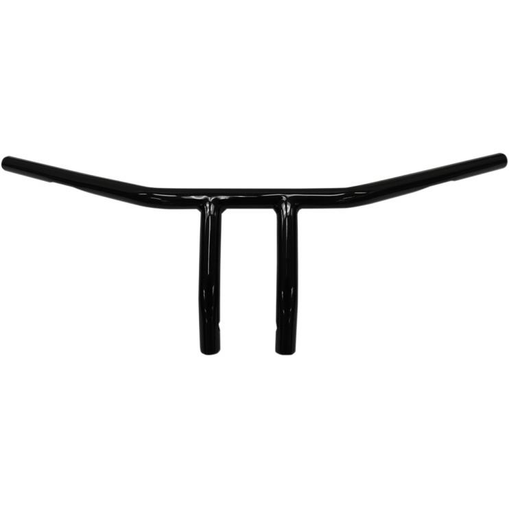 1in. T-Bar - 6in. - Dimpled and Drilled - Black