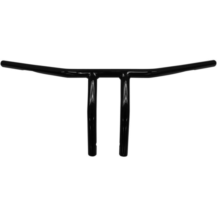 1in. T-Bar - 8in. - Dimpled and Drilled - Black