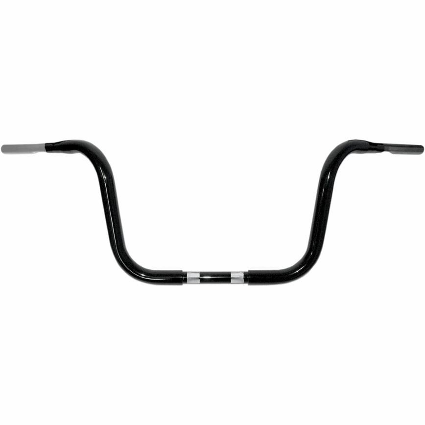 1-1/4in. Buffalo Touring Ape Hanger Handlebar - 12.5in. - Gloss Black